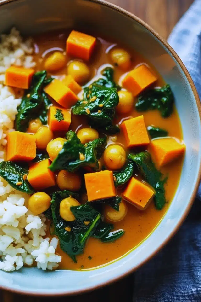 Slow Cooker Veggie Curry Recipe