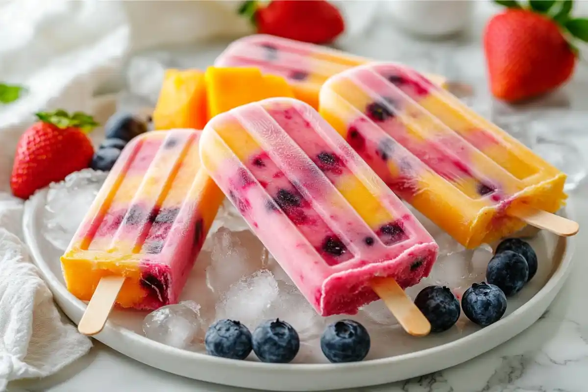 Greek yogurt frozen treats