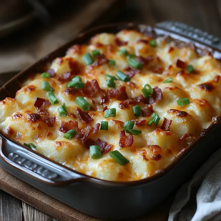 Golden Mississippi Mud Potatoes with cheese.