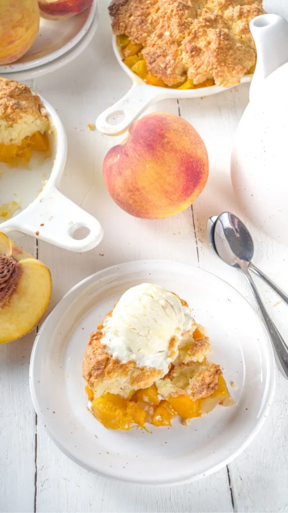 Easy Lazy Man’s Peach Cobbler: The Dessert That Practically Makes Itself 2 peach cobbler ingredient