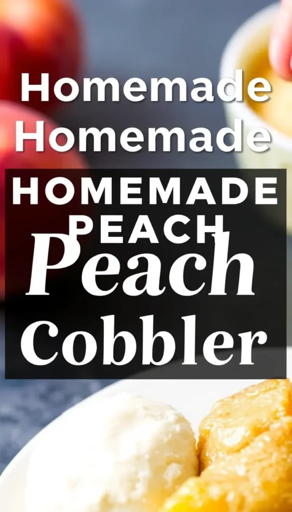 peach cobbler recipe