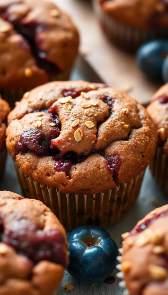 Plum Muffins with Oatmeal 4 Easy Plum Muffins with Oats Recipe