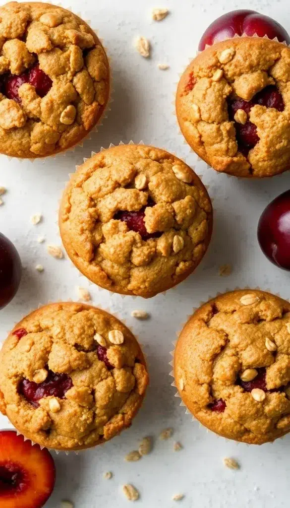 Plum Muffins with Oatmeal 5 easy Plum Muffins with Oats Recipe quick