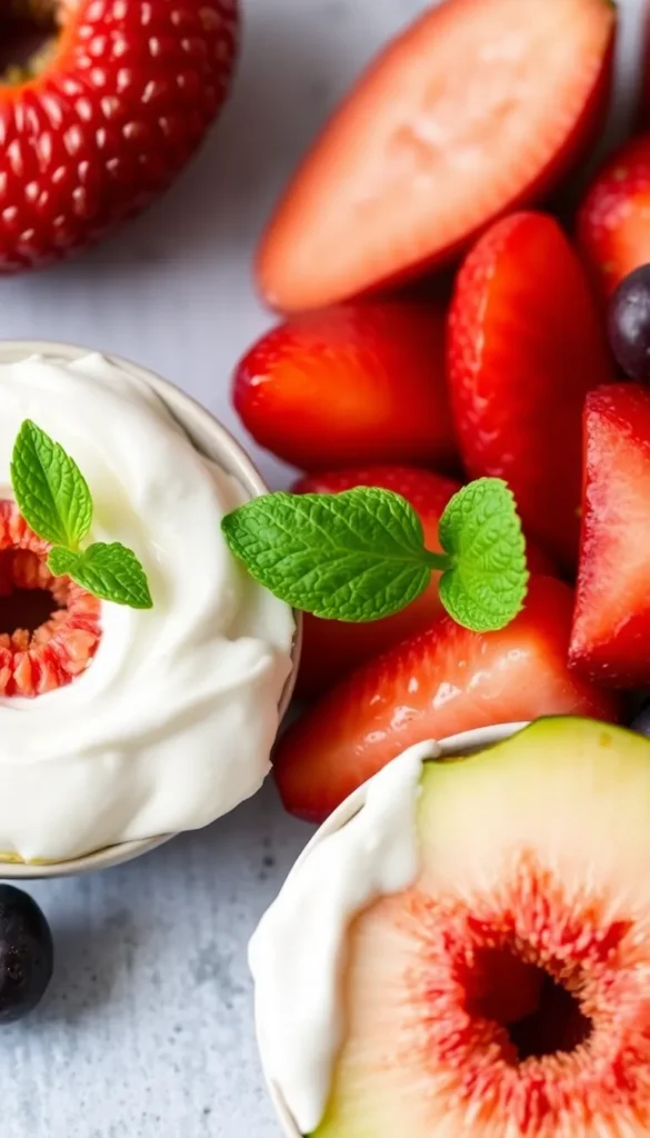 Greek Yogurt and Stone Fruit 2 greek yogurt and stone fruit