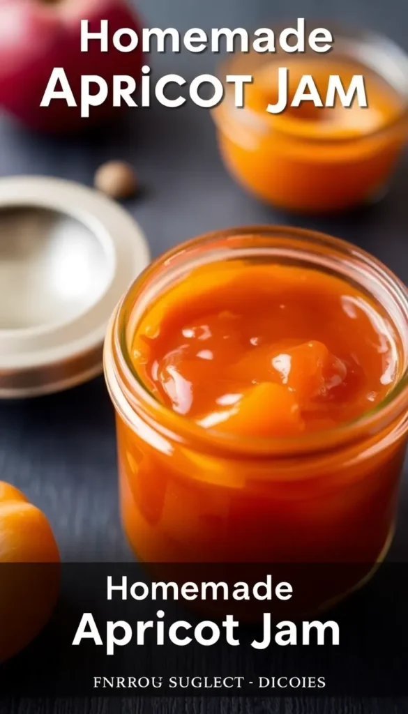 homemade apricot jam