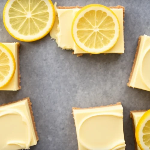 lemon cream pie bars easy dessert