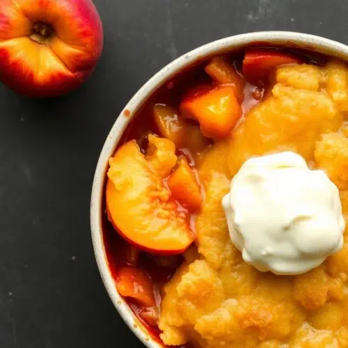 Easy Lazy Man’s Peach Cobbler: The Dessert That Practically Makes Itself 4 easy lazy man's peach cobbler