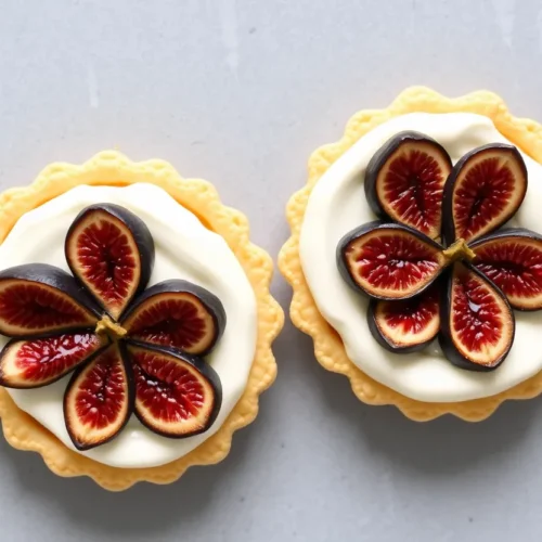 Puff Pastry Fig Tarts with Vanilla Cream (Elegant but Easy) 6 out 0 39
