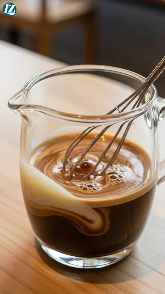 Vanilla Cold Foam White Mocha 3 Hot espresso whisked with white chocolate sauce until smooth