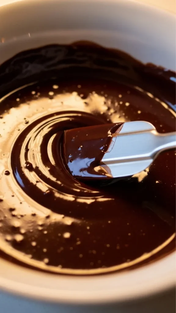 The Franoi Chocolate Bar Is the Only Sweet Treat You’ll Ever Need 3 Melted dark chocolate with coconut oil stirred until smooth and glossy
