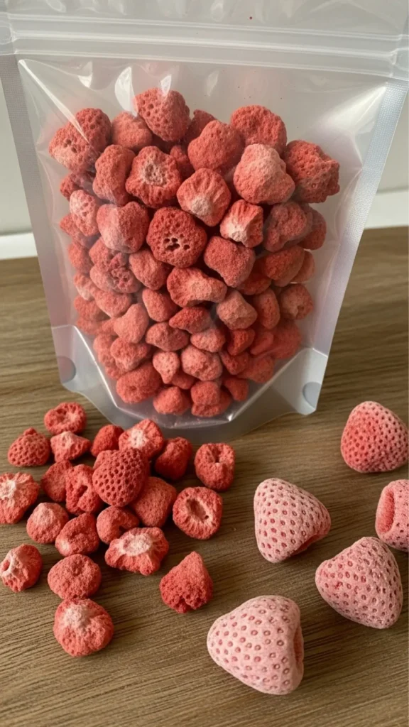 The Franoi Chocolate Bar Is the Only Sweet Treat You’ll Ever Need 4 Freeze-dried strawberries crushed into small chunks (not powder)