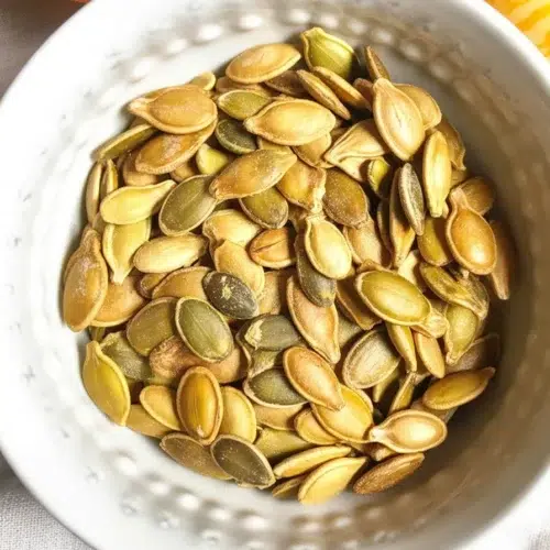 5 Tasty Ways to Enjoy Everything Bagel Pumpkin Seeds 5 Roasted Everything Bagel Pumpkin Seeds seasoned for a crunchy, flavorful snack.