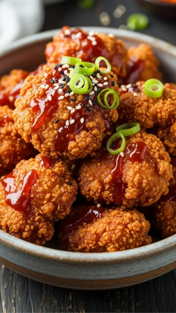 General Tso’s Chicken Wrap: Takeout Flavor, Weeknight Easy 6 Crispy chicken tossed in glossy General Tso’s sauce in a bowl