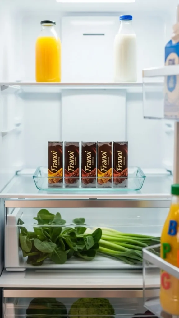 The Franoi Chocolate Bar Is the Only Sweet Treat You’ll Ever Need 8 Tray of Franoi Chocolate Bar chilling in fridge