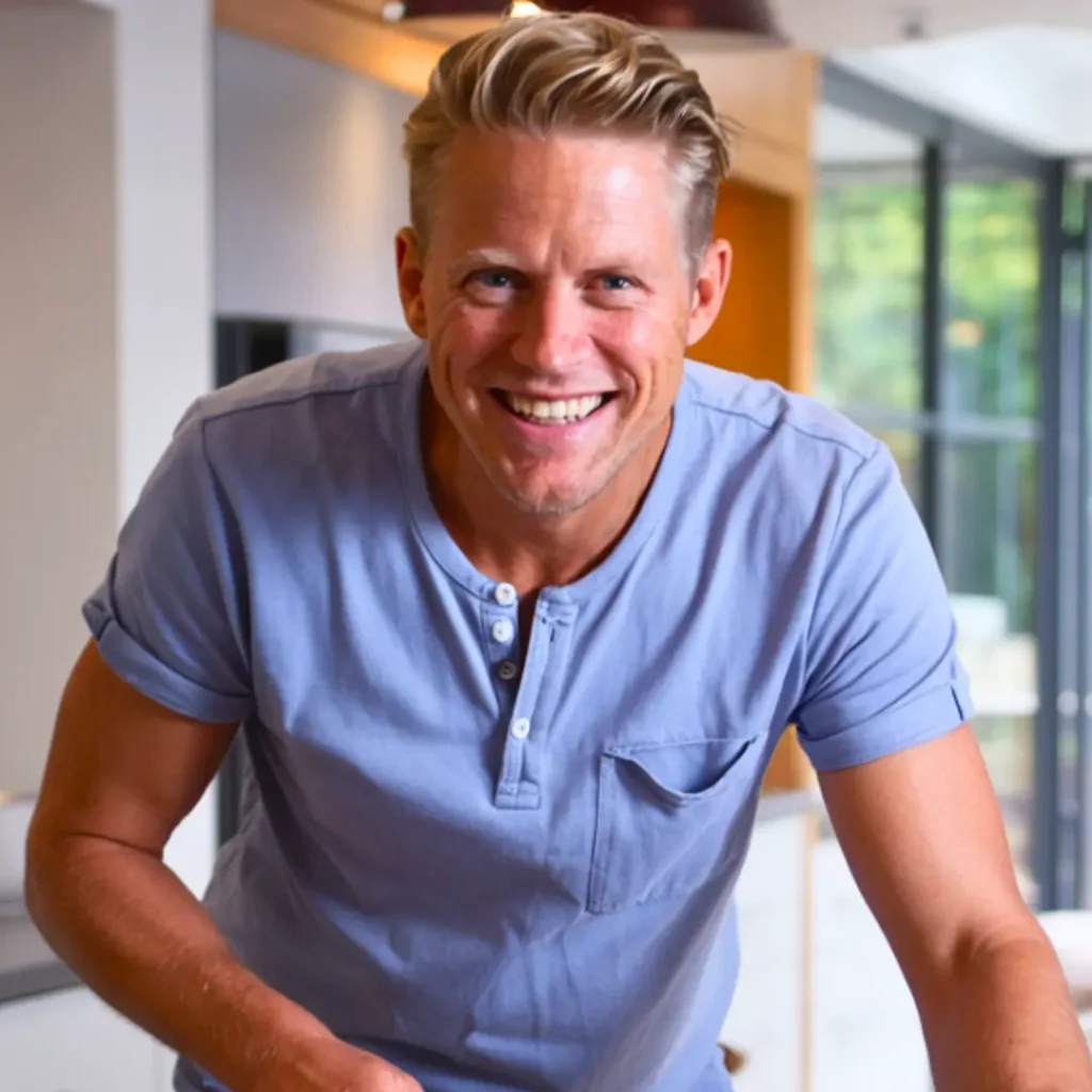 meal prep recipes Ethan-at-kitchen-smiling