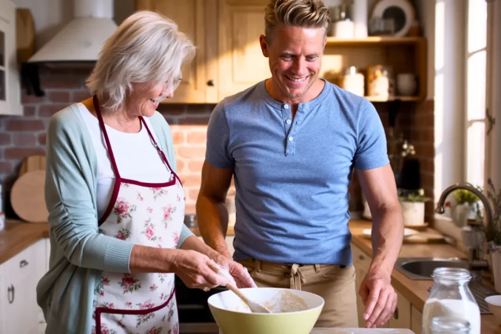 Ethan mom linda baking