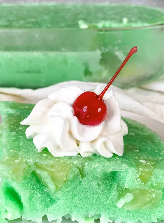 Lime Green Jello Salad With Cottage Cheese