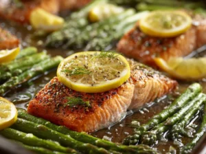Sheet Pan Salmon and Asparagus Recipe