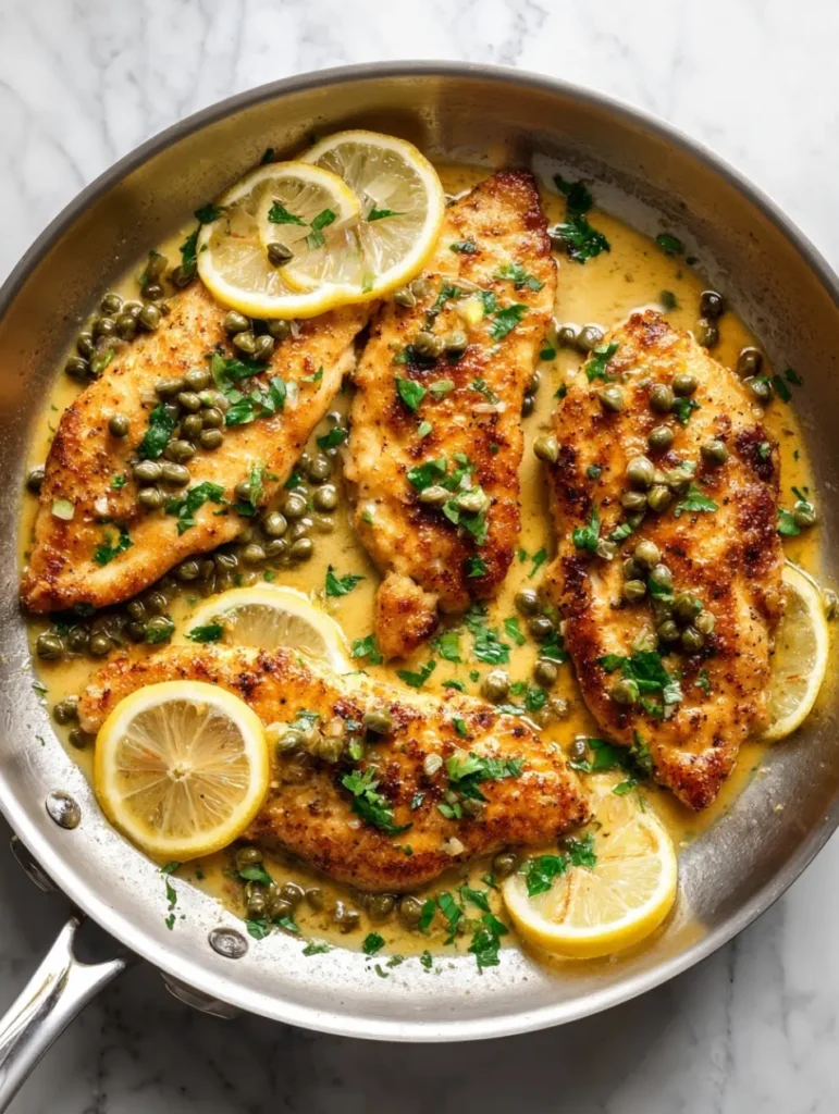 chicken piccata recipe lemon butter sauce