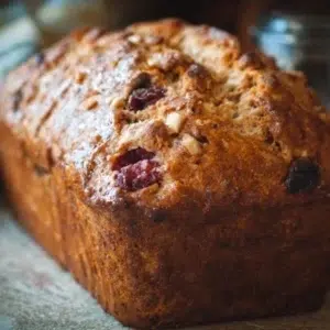 Delicious Chocolate Chip Banana Bread with chocolate chunks