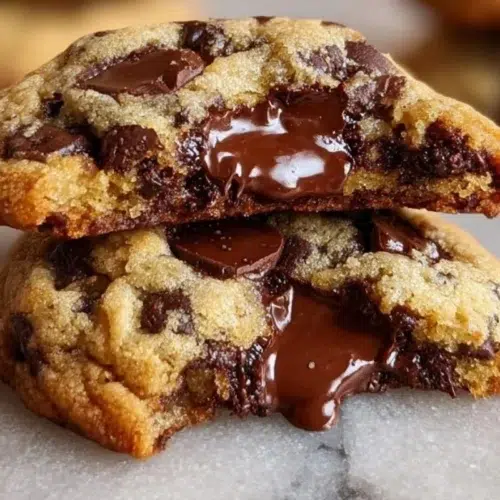 Chocolate Chip Cookies Recipe 4 Freshly baked chocolate chip cookies on a cooling rack