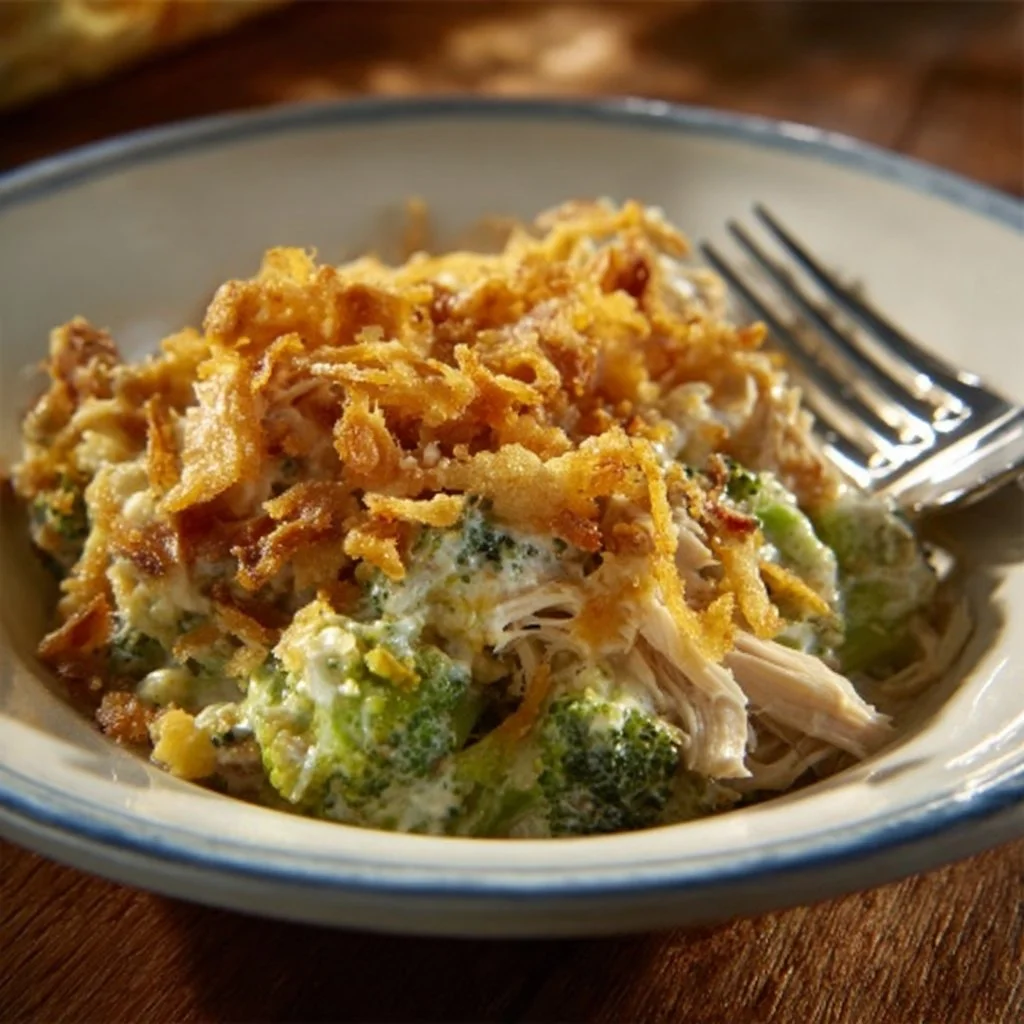 Delicious easy chicken broccoli alfredo served in a creamy sauce
