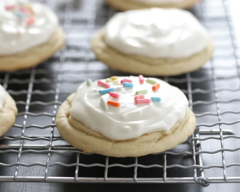 Delicious gluten-free sugar cookies, soft and chewy with crispy edges, ready to enjoy.