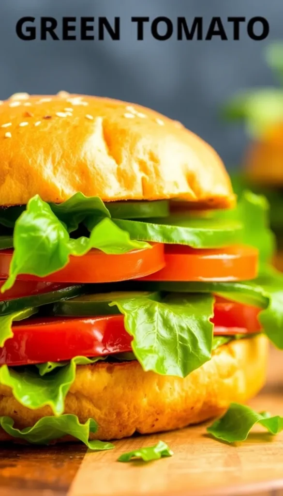 Green Tomato BLT Burger: A Southern Twist That'll Steal the Show 2 Green Tomato BLT Burger