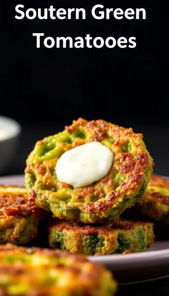 Southern Fried Green Tomatoes (Cornmeal + Buttermilk) 3 quick Southern Fried Green Tomatoes