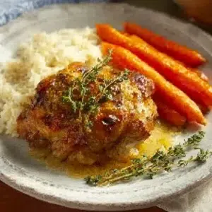 Lemon Rosemary Chicken Thighs Recipe That’s Bright 5 Delicious Lemon Rosemary Chicken Thighs garnished with fresh herbs