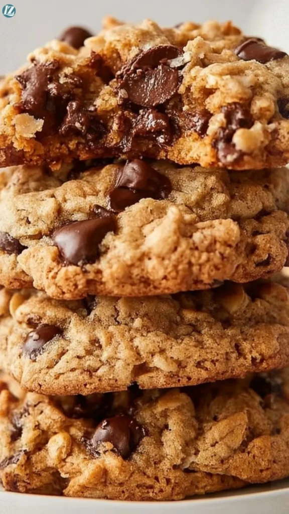 Bakery Style Oatmeal Chocolate Chip Cookies