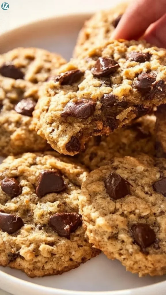 High Protein Oatmeal Chocolate Chip Cookies
