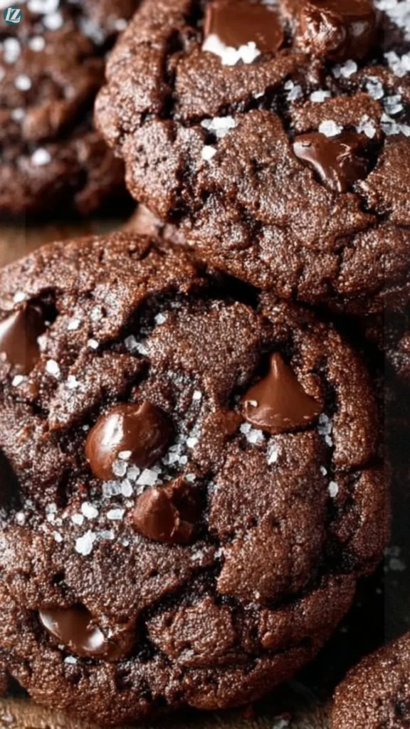 Vegan Double Chocolate Chip Cookies 