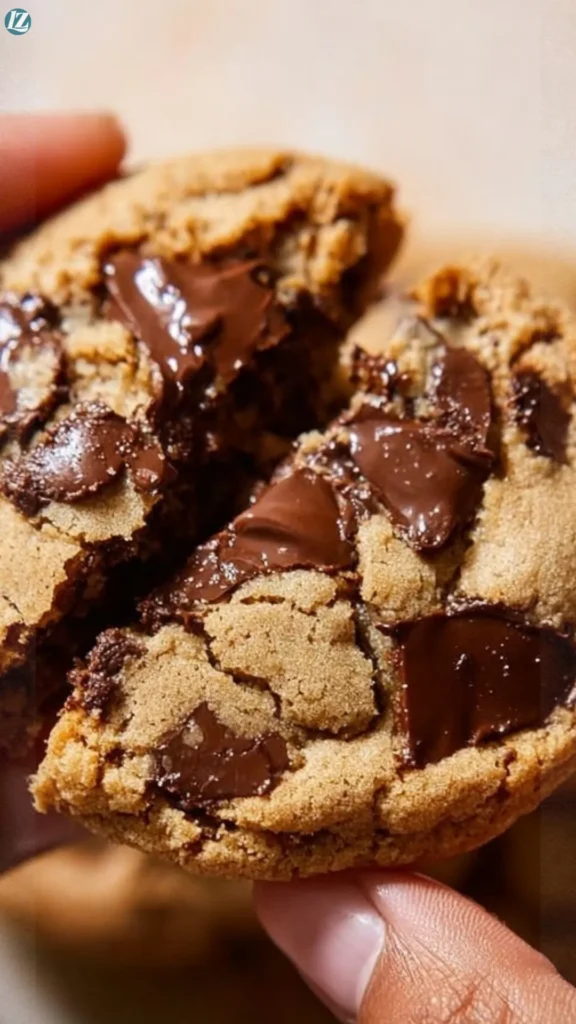 Vegan Tahini Chocolate Chip Cookies