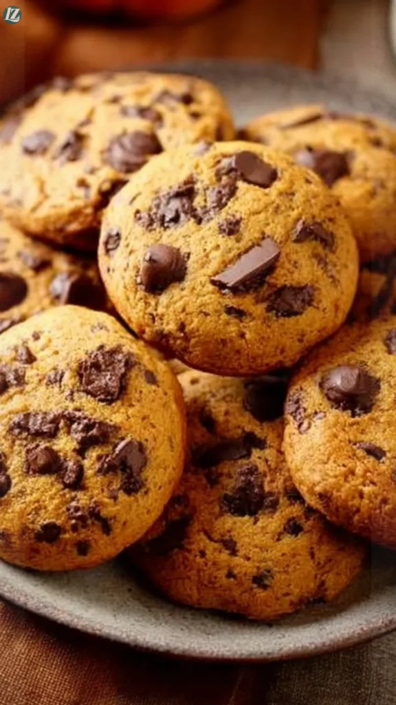 Easy Soft Pumpkin Chocolate Chip Cookies recipe