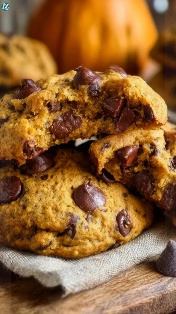 Soft Pumpkin Chocolate Chip Cookies recipe