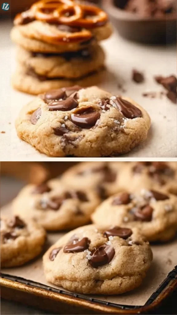 eazy Vegan Pretzel Chocolate Chip Cookies