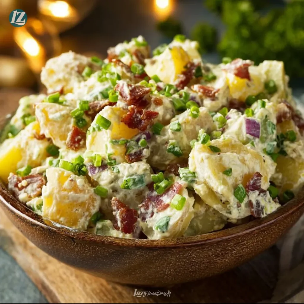 Steakhouse Potato Salad Recipe for Family Gatherings 2 Delicious Steakhouse Potato Salad Recipe for Family Gatherings