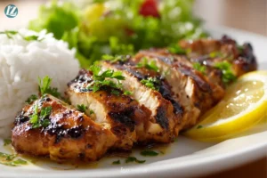 Grilled Boneless Chicken Thighs final serving 45°