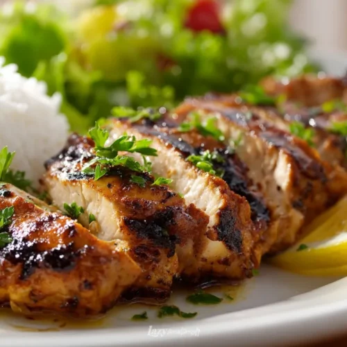 Grilled Boneless Chicken Thighs final serving 45°