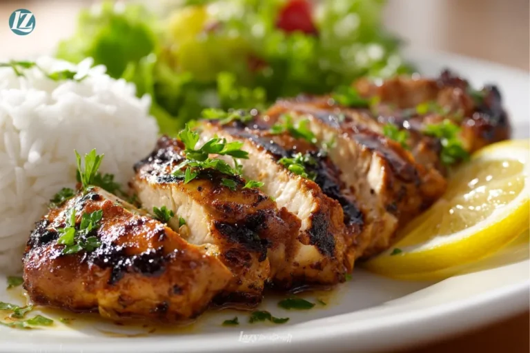Grilled Boneless Chicken Thighs final serving 45°