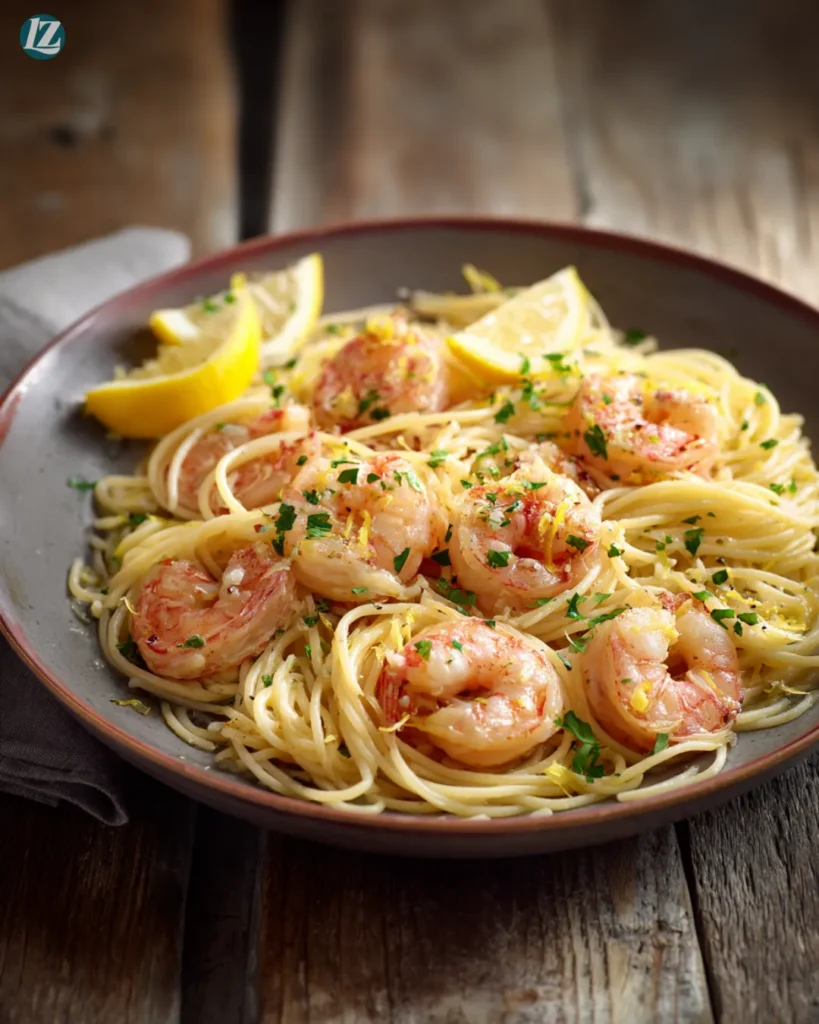 Healthy Shrimp Scampi Recipe That’s Fast, Fresh, and Flavorful 4 Healthy shrimp scampi final serving close up