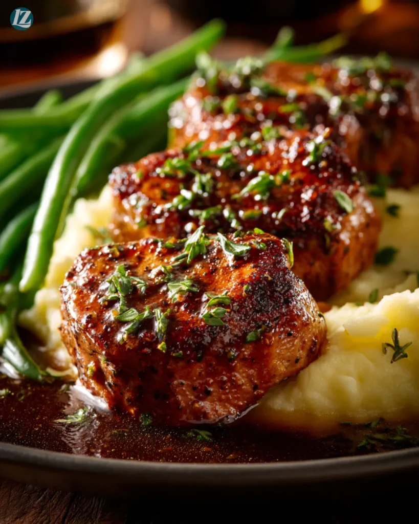 Roasted Pork Tenderloin Recipe That Saves Dinner 4 Roasted Pork Tenderloin final serving 45 degree