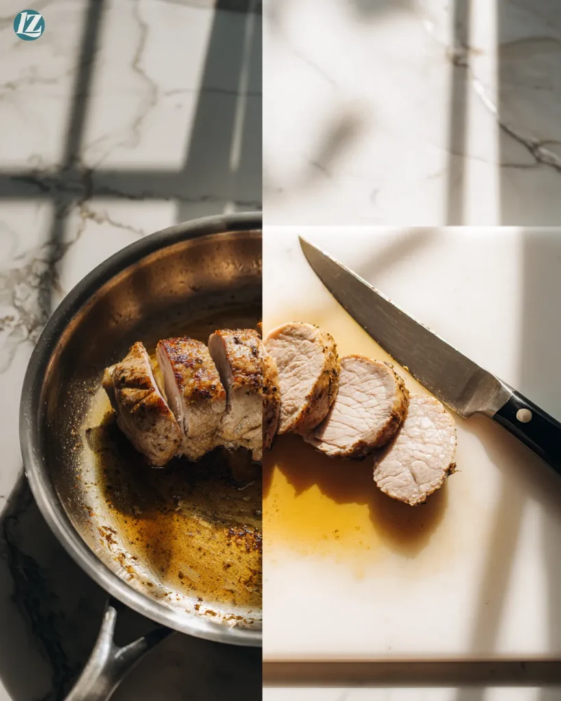 Roasted Pork Tenderloin Recipe That Saves Dinner 3 Roasted Pork Tenderloin step-by-step collage