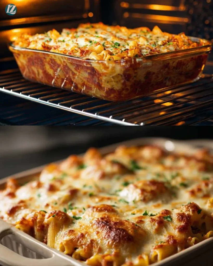 Easy Baked Ziti Recipe for Cheesy Weeknight Comfort 3 Step-by-step Easy Baked Ziti cooking collage