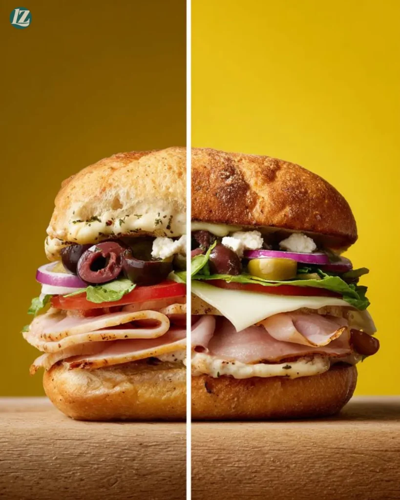 Step-by-step Leftover Pork Tenderloin Sandwich collage