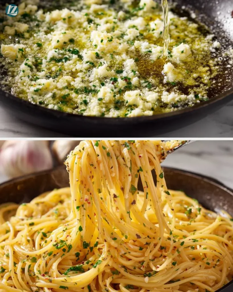 Lemon Garlic Butter Pasta Recipe for Quick Comfort Flavor 2 Step-by-step Lemon Garlic Butter Pasta collage