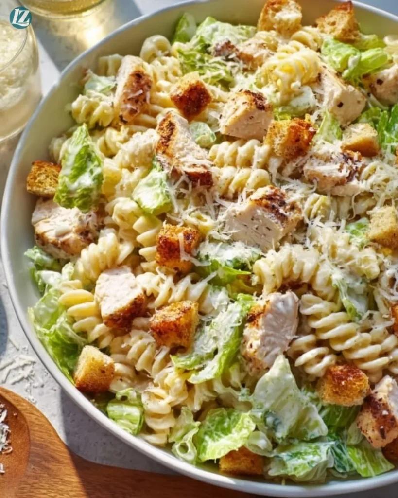 Chicken Caesar Pasta Salad in 30 Minutes | Easy Recipe