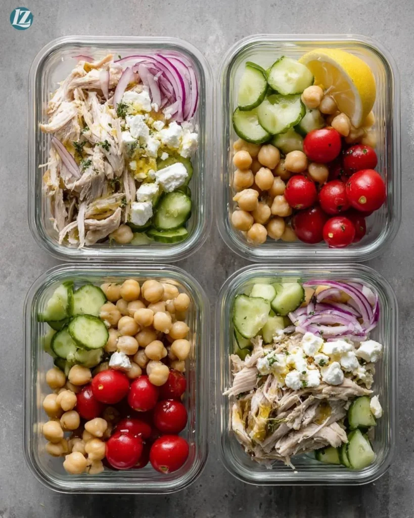 Quick Chicken & Chickpea Salad Ready in 10 Minutes 3 Quick Chicken & Chickpea Salad