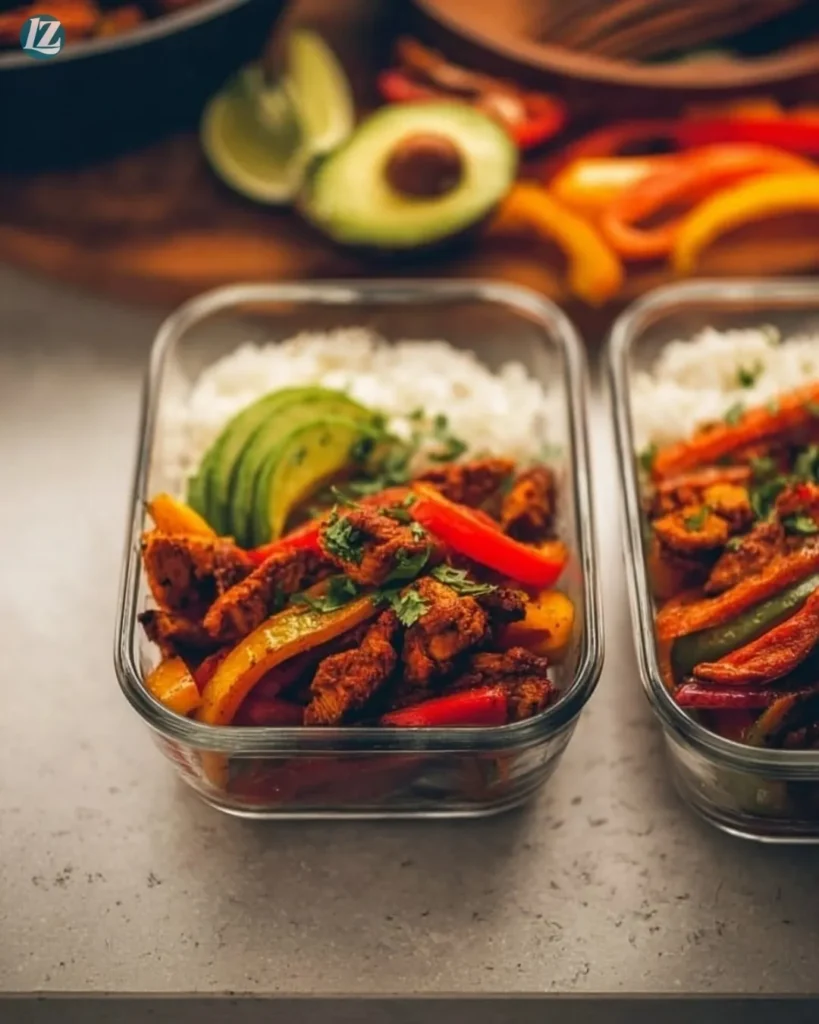 Chicken Fajita Meal Prep Bowls: Quick 10-Minute Dinner 4 Chicken Fajita Meal Prep Bowls
